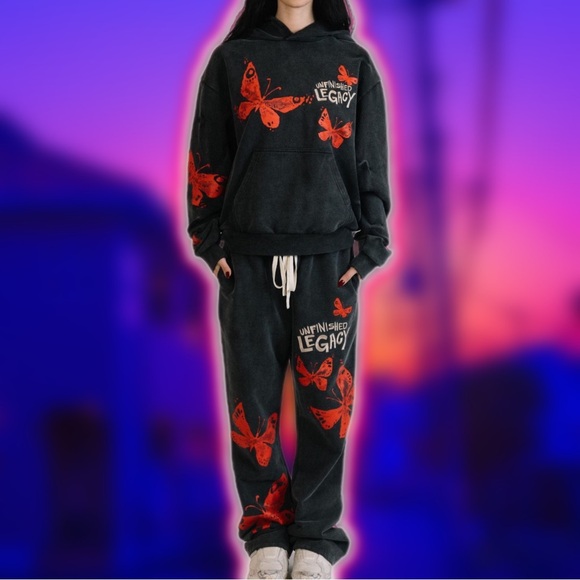 Supreme Pants - NWT Unfinished Legacy - Admiral Black Vintage Sweats